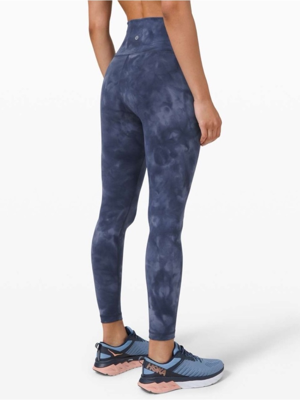 Lululemon Wunder Train High-Rise Tight 25" *Diamond Dye Shade Naval Blue Size 4